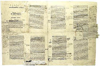 Proust manuscript